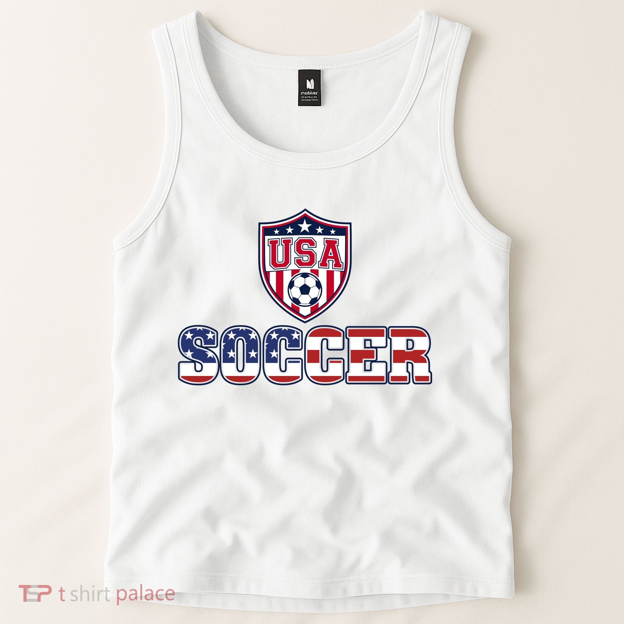 USA American Soccer Graphic For Fans Tank Top