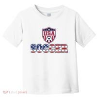 USA American Soccer Graphic For Fans Toddler T-Shirt thumb 0
