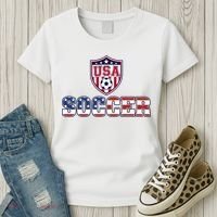 USA American Soccer Graphic For Fans Women's T-Shirt thumb 3