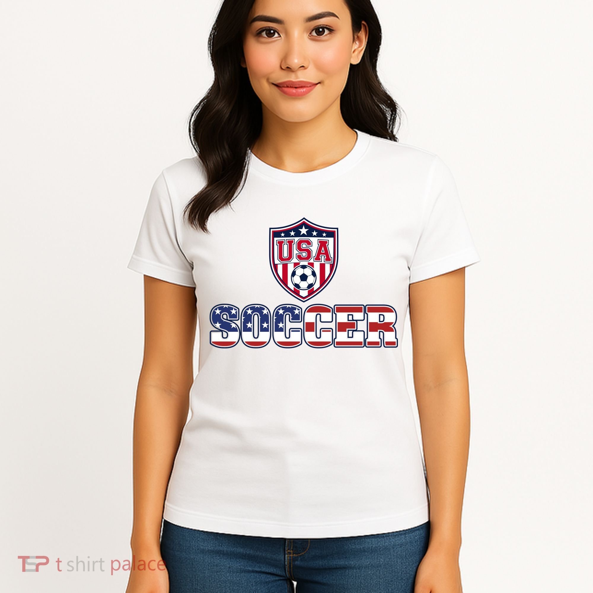 USA American Soccer Graphic For Fans Women's T-Shirt