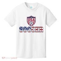 USA American Soccer Graphic For Fans Kids T-Shirt thumb 0