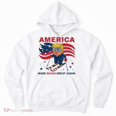 Usa Apres Ski Make Skiing Great Again Donald Trump Hoodie