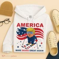 Usa Apres Ski Make Skiing Great Again Donald Trump Hoodie thumb 4