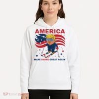 Usa Apres Ski Make Skiing Great Again Donald Trump Hoodie thumb 5