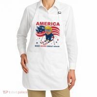Usa Apres Ski Make Skiing Great Again Donald Trump Apron thumb 2