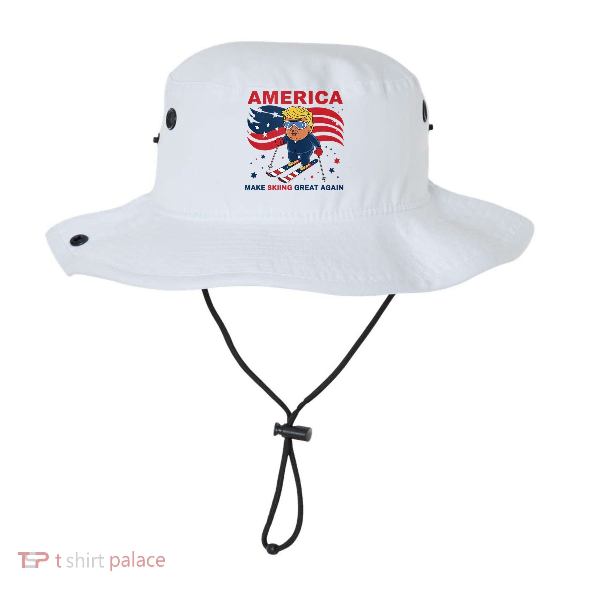 Usa Apres Ski Make Skiing Great Again Donald Trump Bucket Hat