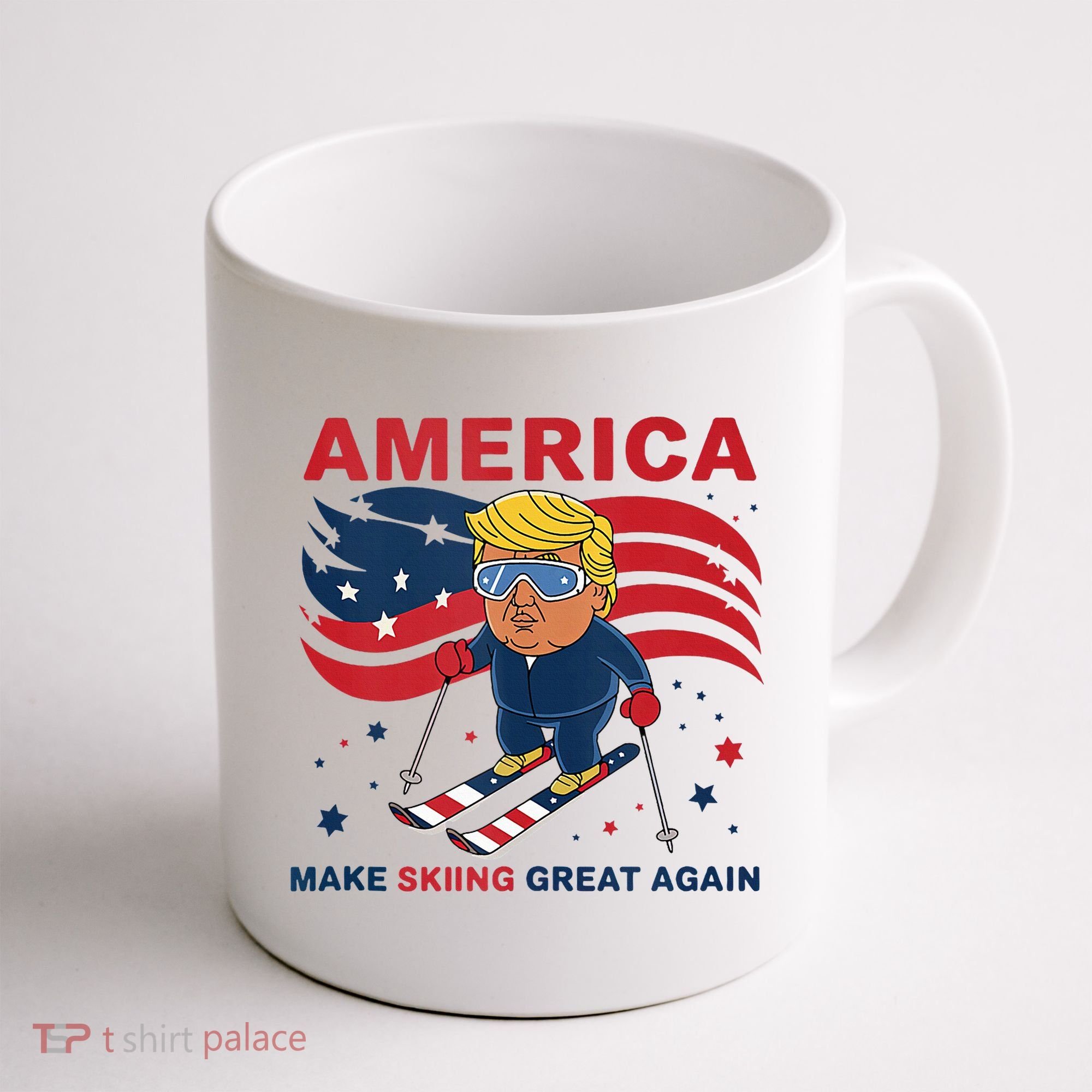 Usa Apres Ski Make Skiing Great Again Donald Trump Coffee Mug