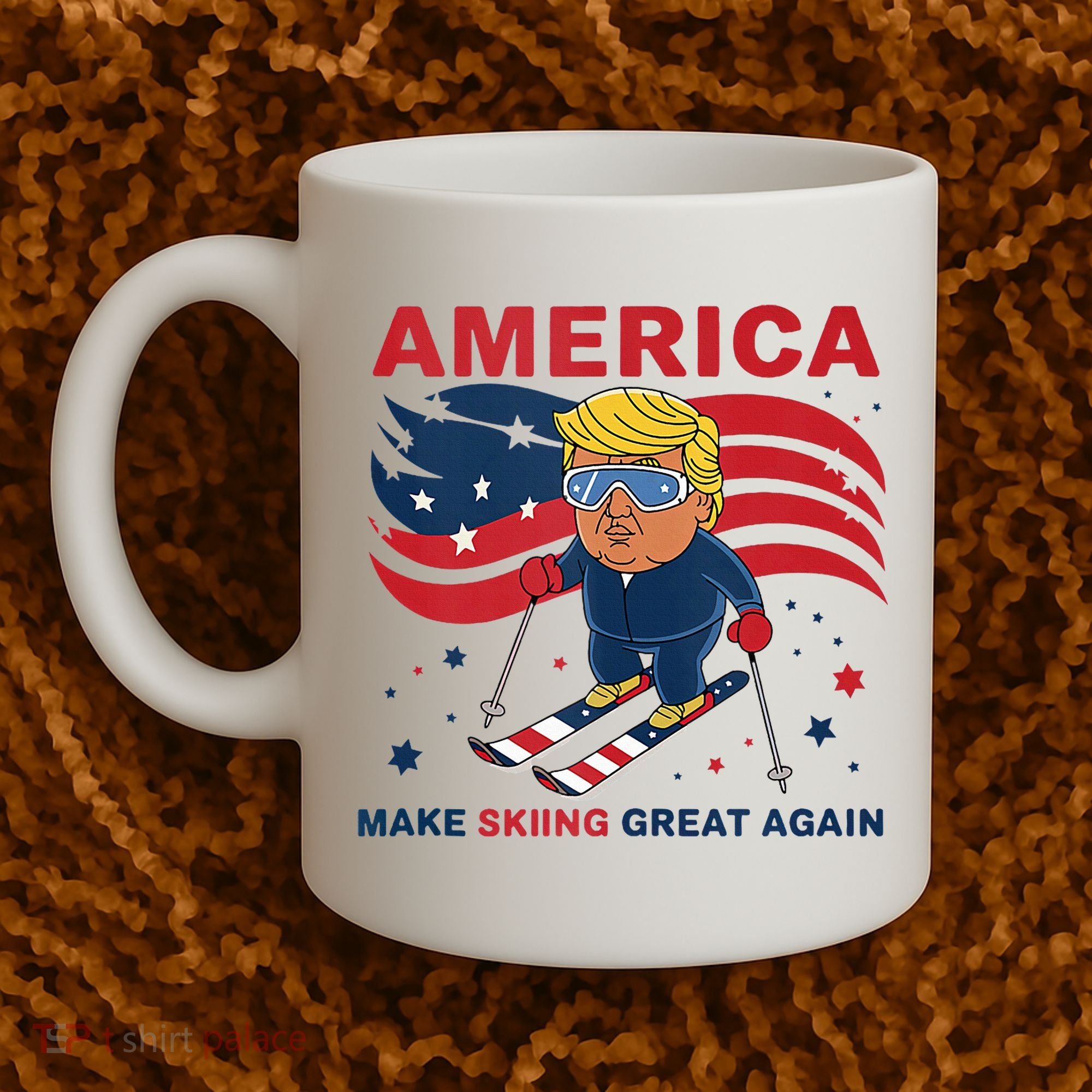 Usa Apres Ski Make Skiing Great Again Donald Trump Coffee Mug