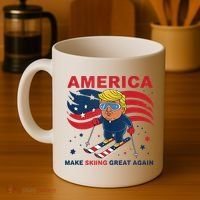 Usa Apres Ski Make Skiing Great Again Donald Trump Coffee Mug thumb 4