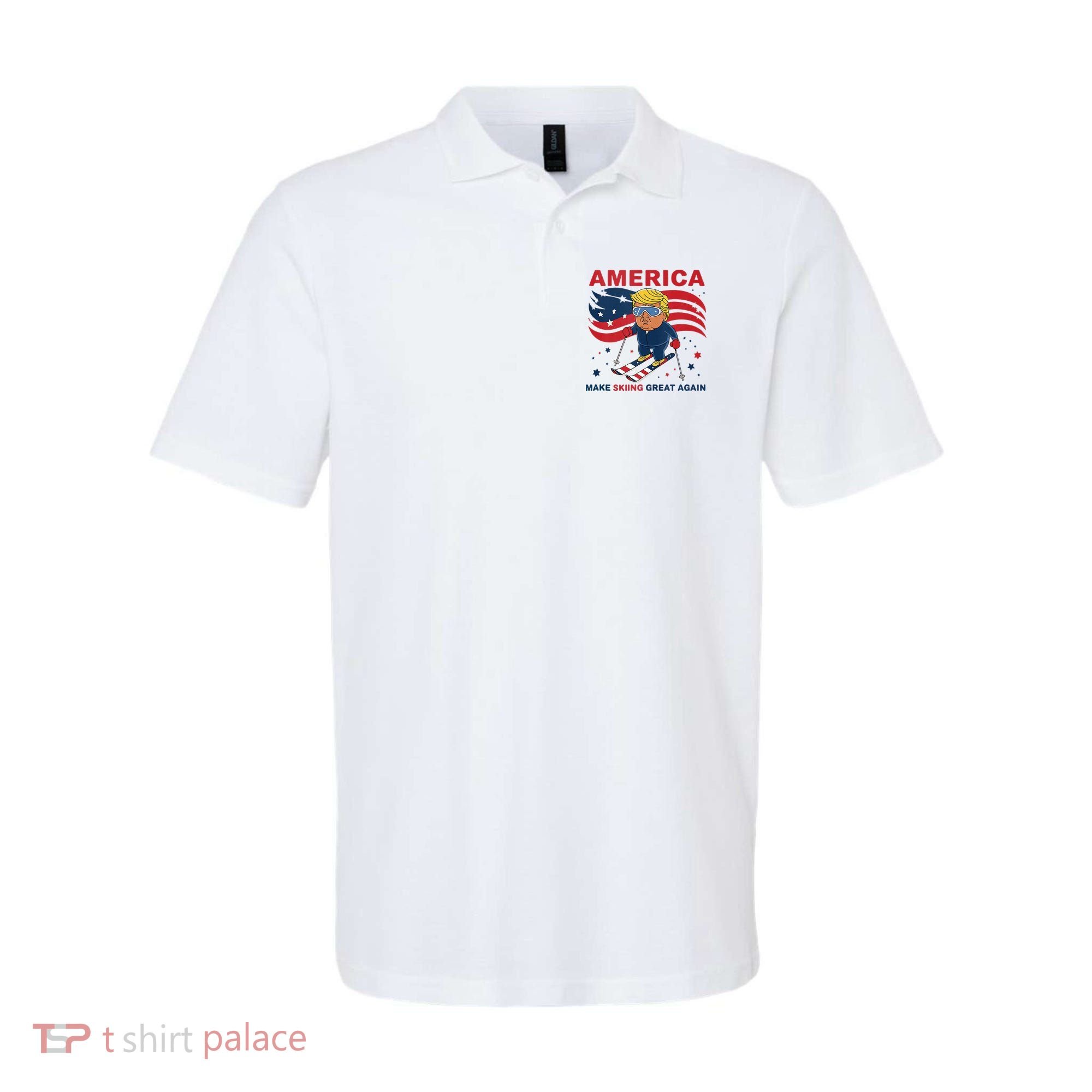 Usa Apres Ski Make Skiing Great Again Donald Trump Polo