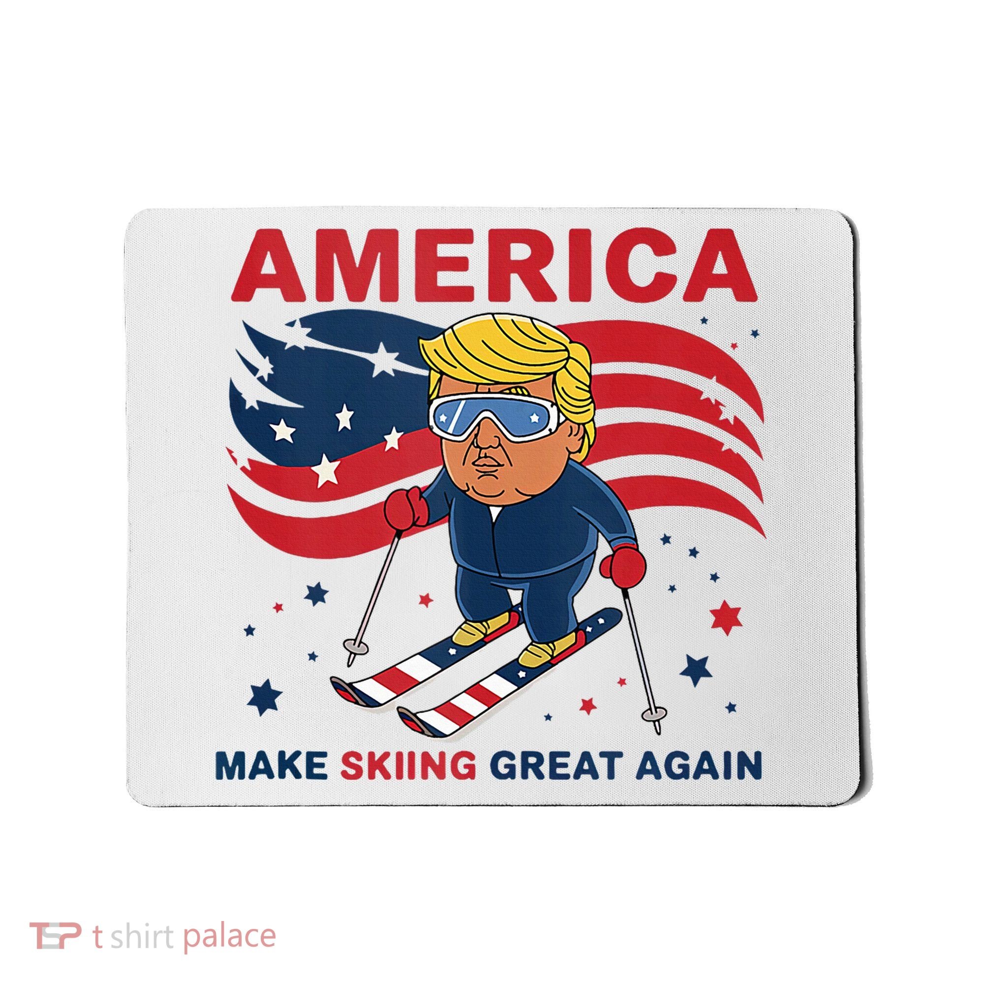 Usa Apres Ski Make Skiing Great Again Donald Trump Mousepad