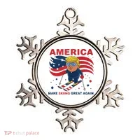 Usa Apres Ski Make Skiing Great Again Donald Trump Ornament thumb 0