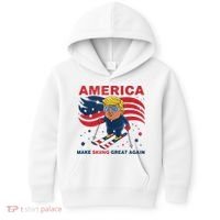 Usa Apres Ski Make Skiing Great Again Donald Trump Kids Hoodie thumb 0