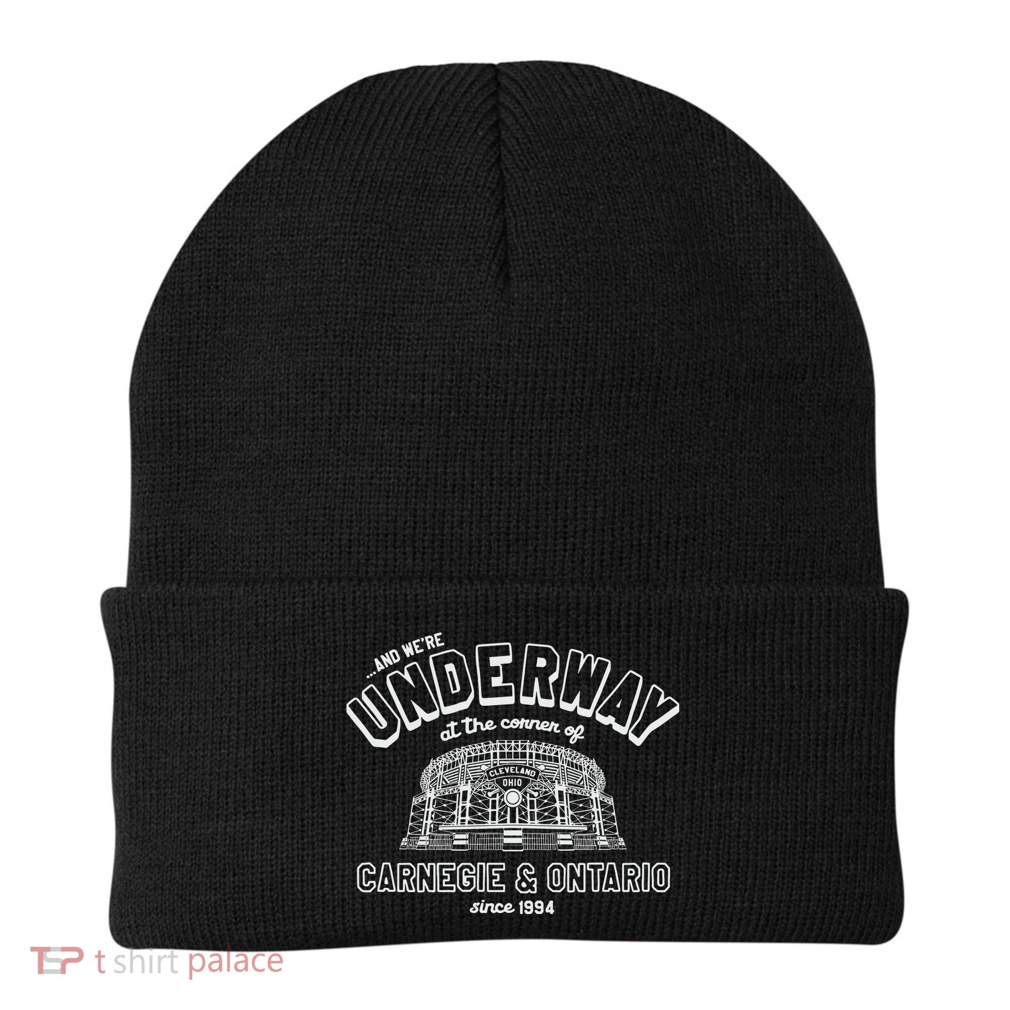 Underway At The Corner Of Carnegie & Ontario Since 1994 Beanie