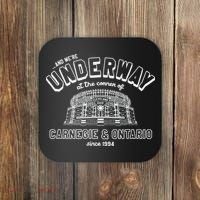 Underway At The Corner Of Carnegie & Ontario Since 1994 Coaster thumb 0