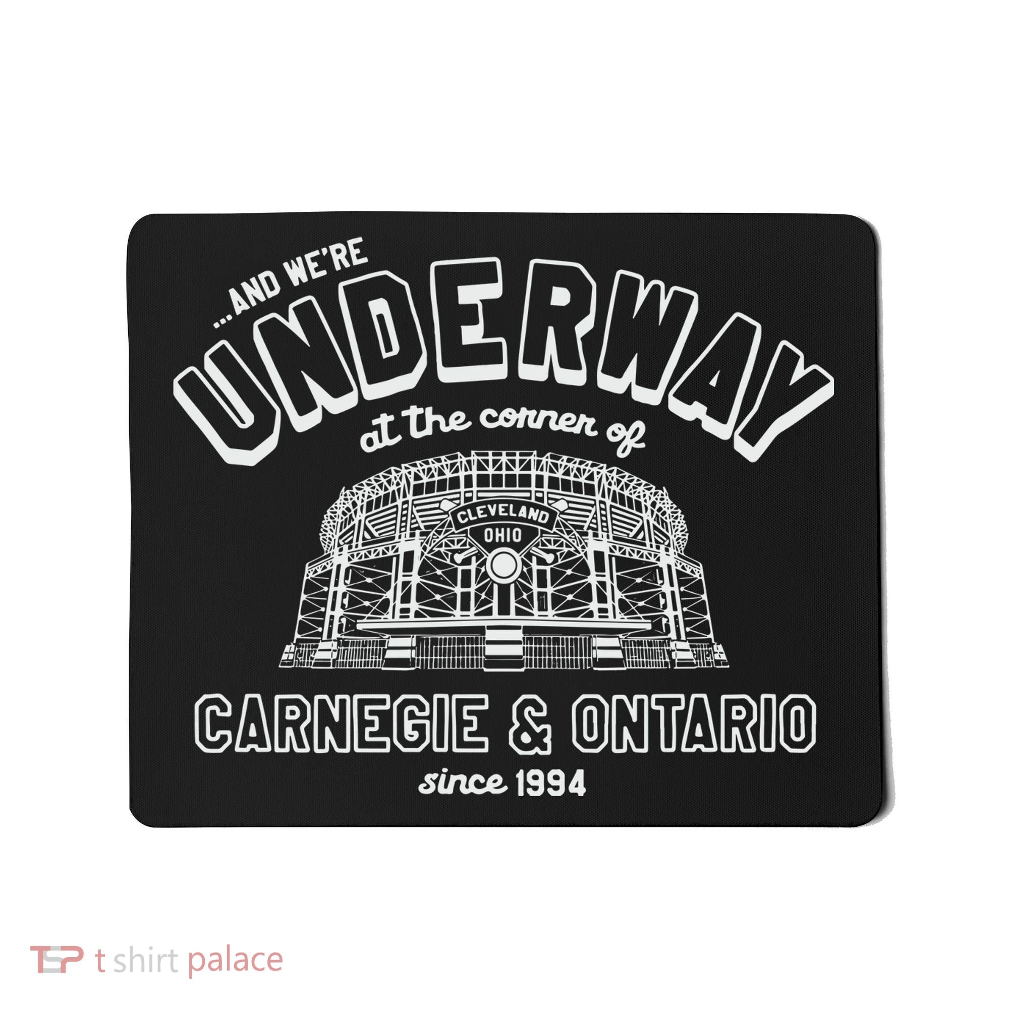 Underway At The Corner Of Carnegie & Ontario Since 1994 Mousepad