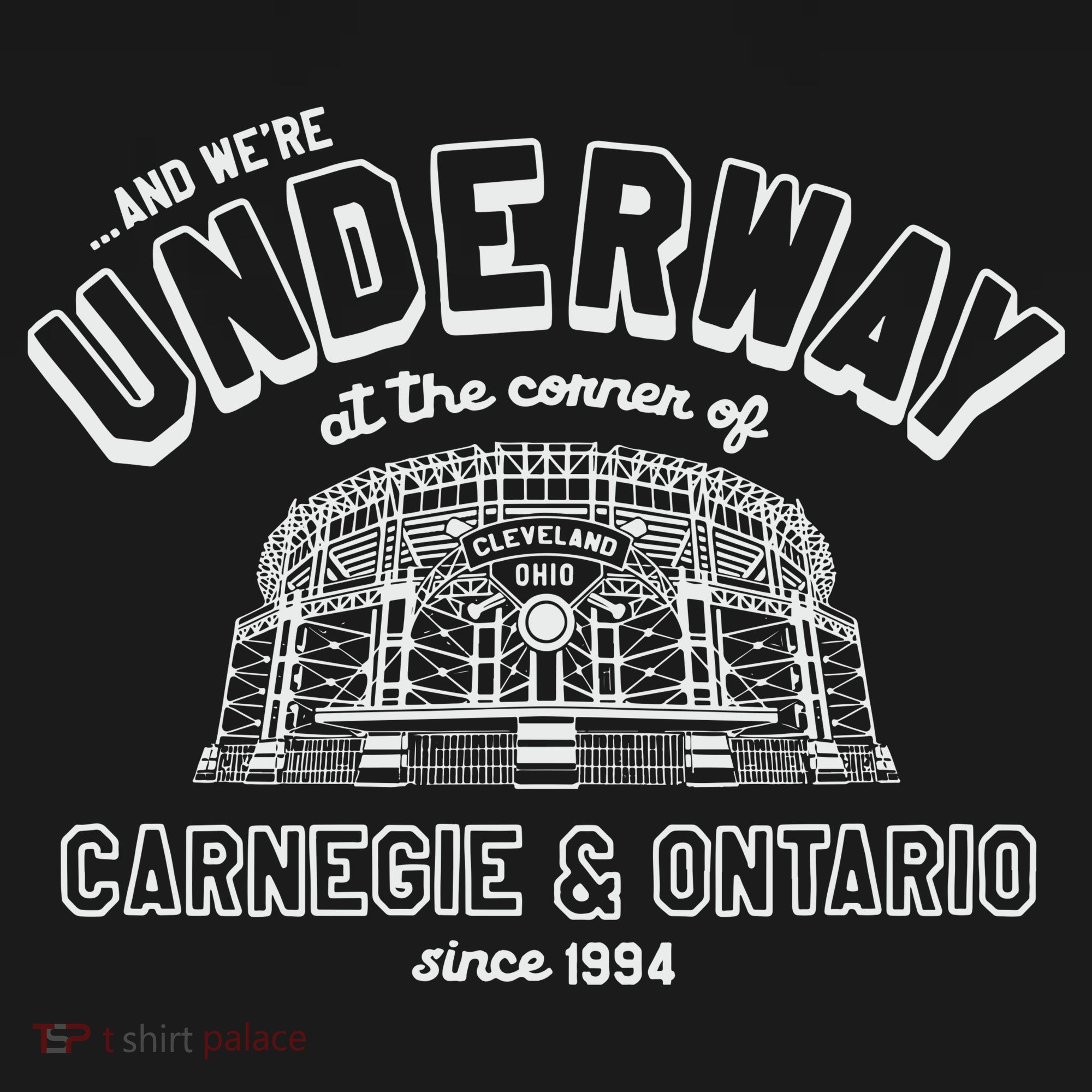 Underway At The Corner Of Carnegie & Ontario Since 1994 Women's T-Shirt