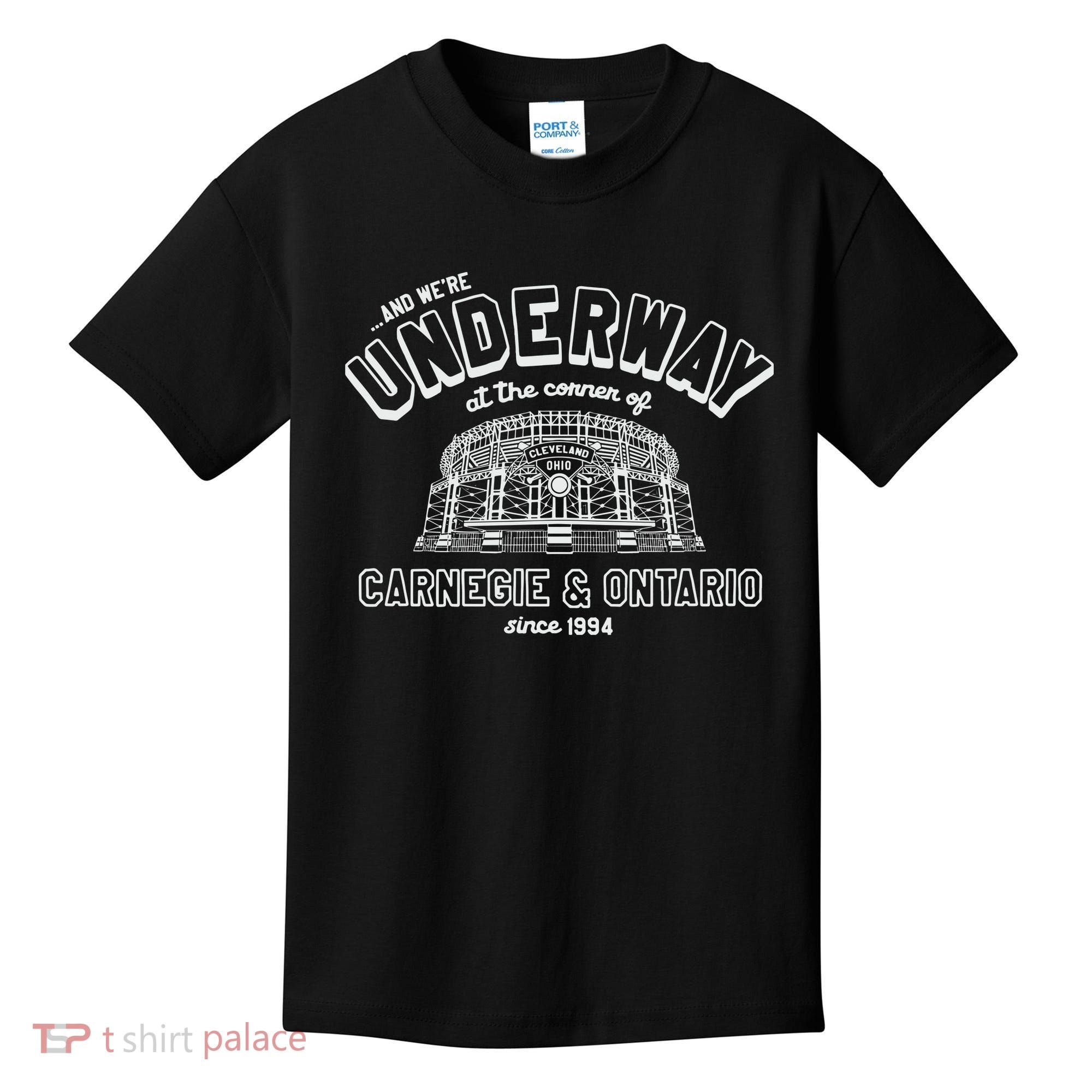 Underway At The Corner Of Carnegie & Ontario Since 1994 Kids T-Shirt