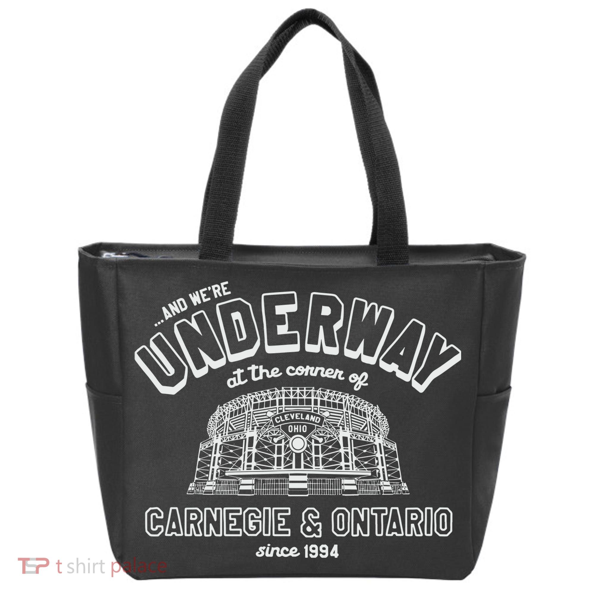 Underway At The Corner Of Carnegie & Ontario Since 1994 Tote Bag