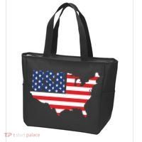 USA American US Flag Map Patriotic Tote Bag thumb 3