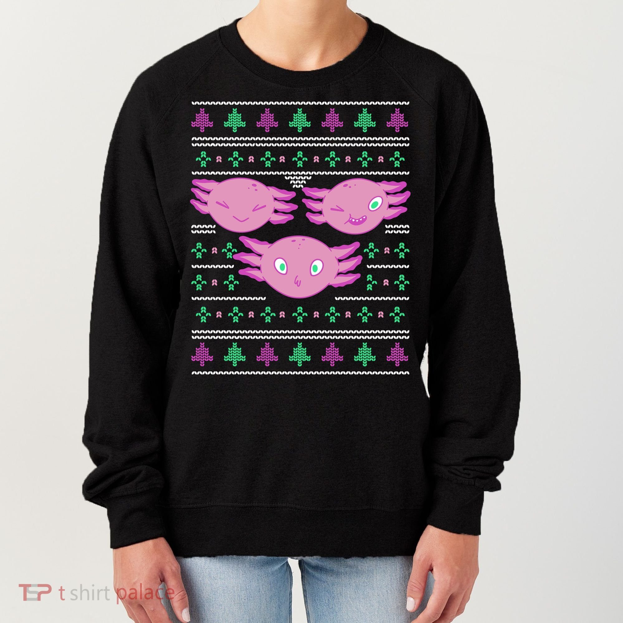 Ultimate Axolotl Ugly Christmas Women's Sweatshirt
