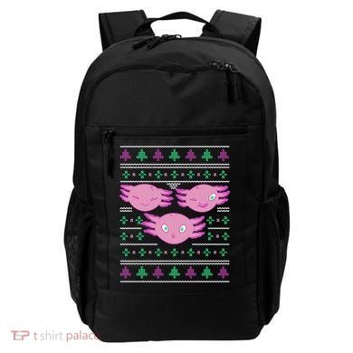 Ultimate Axolotl Ugly Christmas Backpack