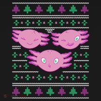 Ultimate Axolotl Ugly Christmas Bucket Hat thumb 4