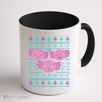 Ultimate Axolotl Ugly Christmas Coffee Mug thumb 1