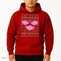Ultimate Axolotl Ugly Christmas Hoodie thumb 2