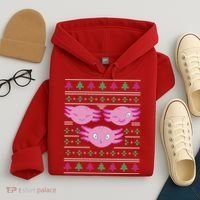 Ultimate Axolotl Ugly Christmas Hoodie thumb 4