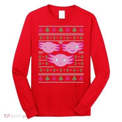 Ultimate Axolotl Ugly Christmas Long Sleeve Shirt