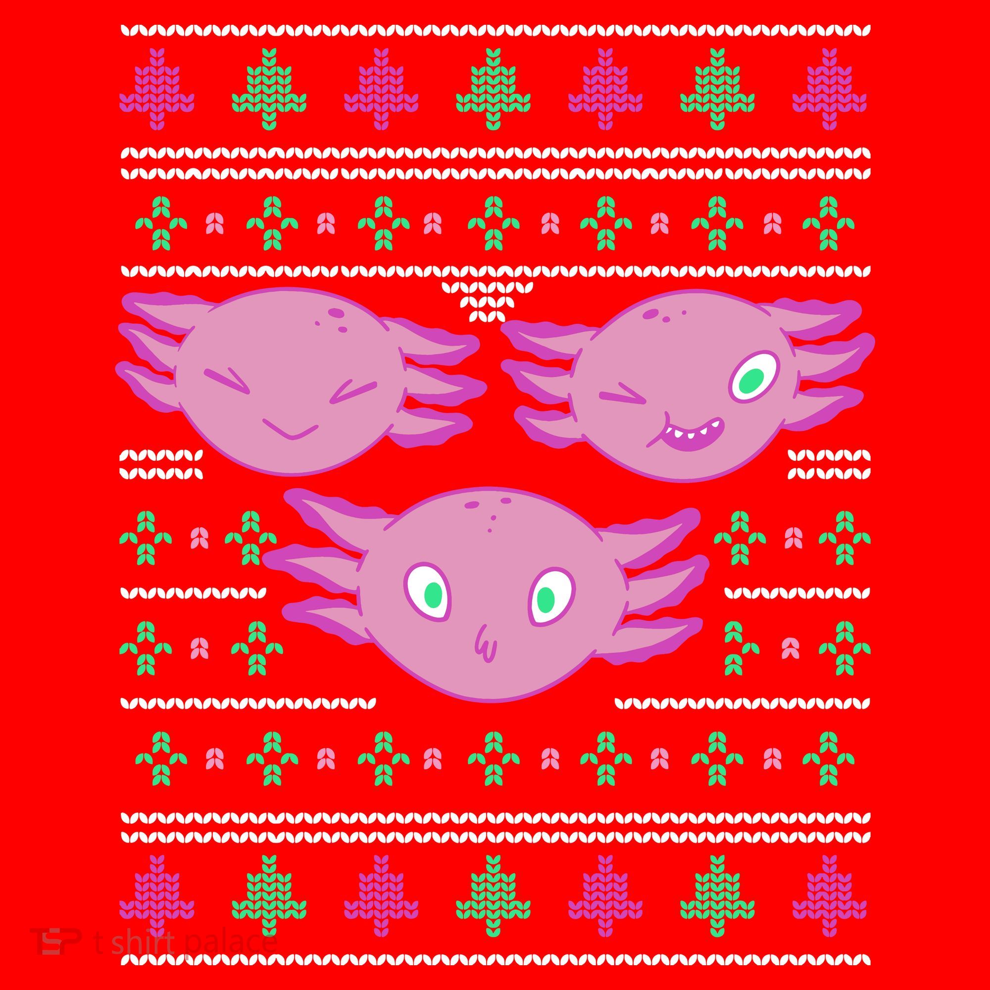 Ultimate Axolotl Ugly Christmas Apron