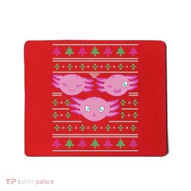 Ultimate Axolotl Ugly Christmas Mousepad