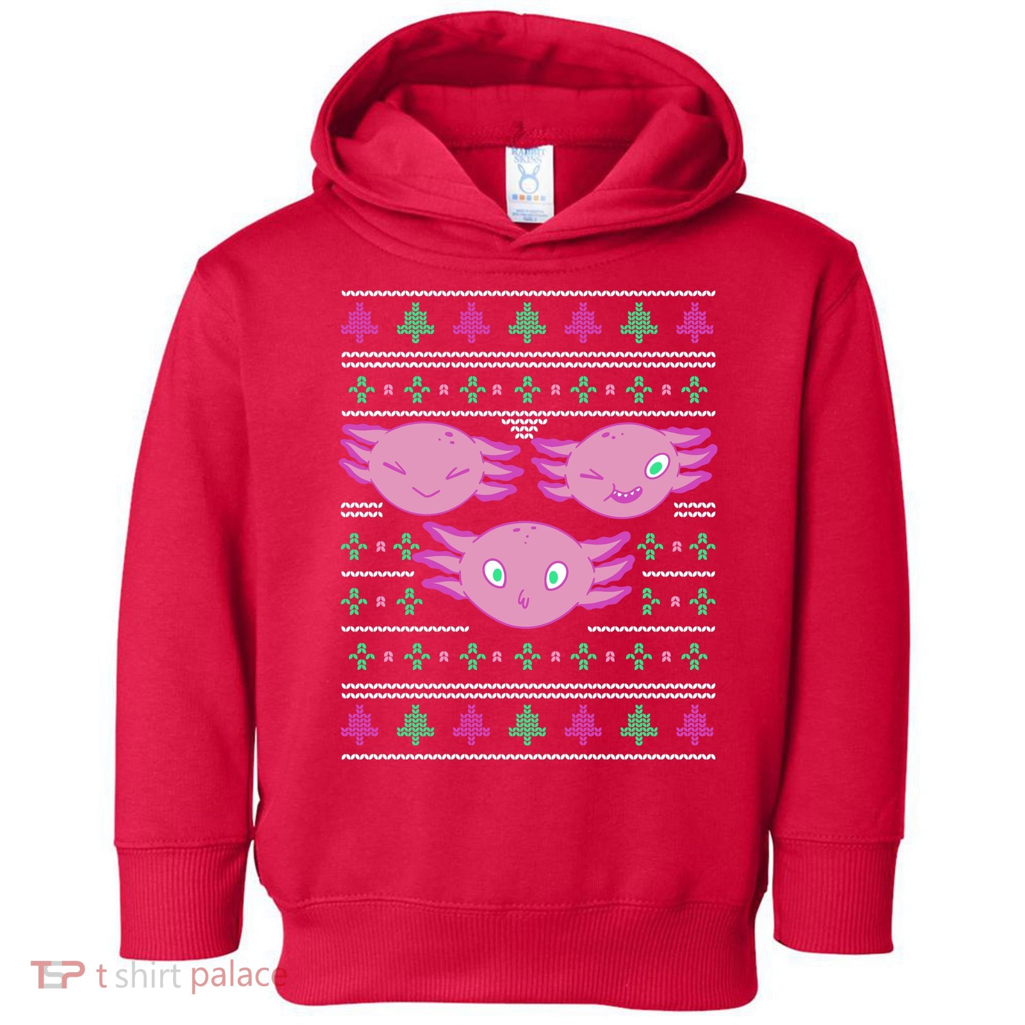 Ultimate Axolotl Ugly Christmas Toddler Hoodie