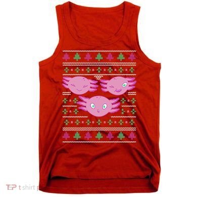 Ultimate Axolotl Ugly Christmas Tank Top