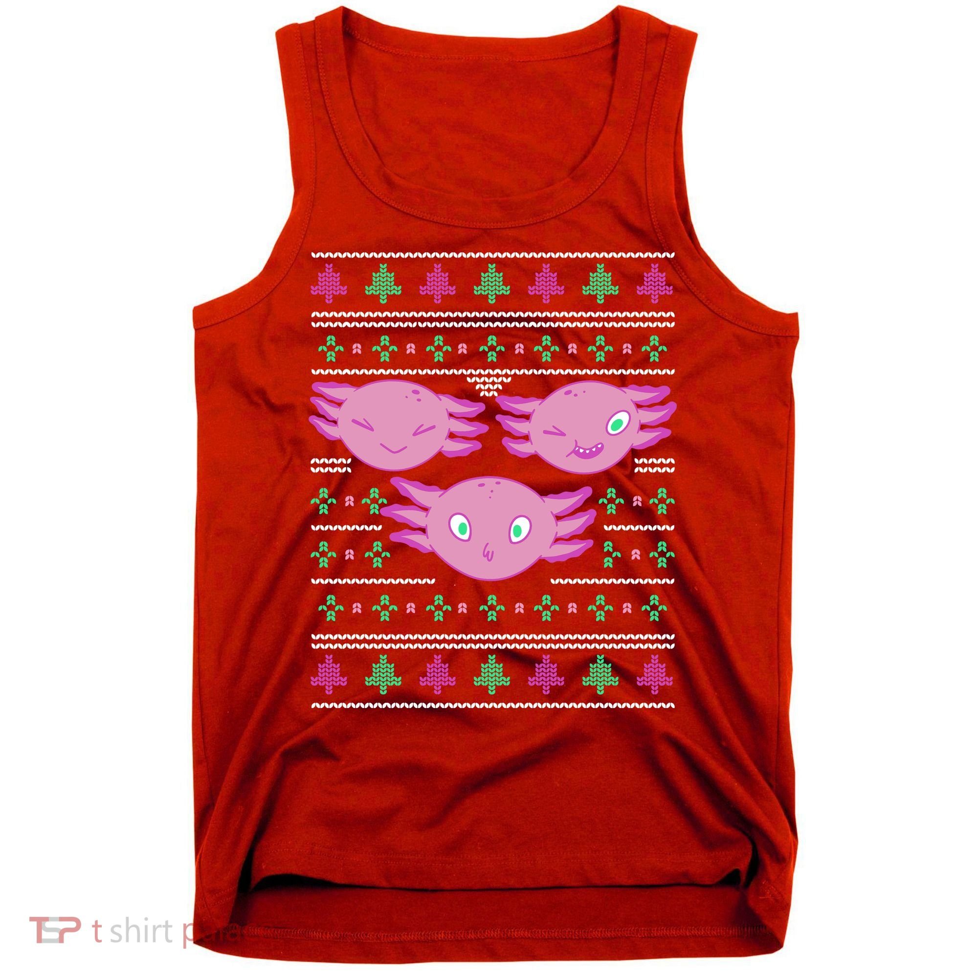 Ultimate Axolotl Ugly Christmas Tank Top