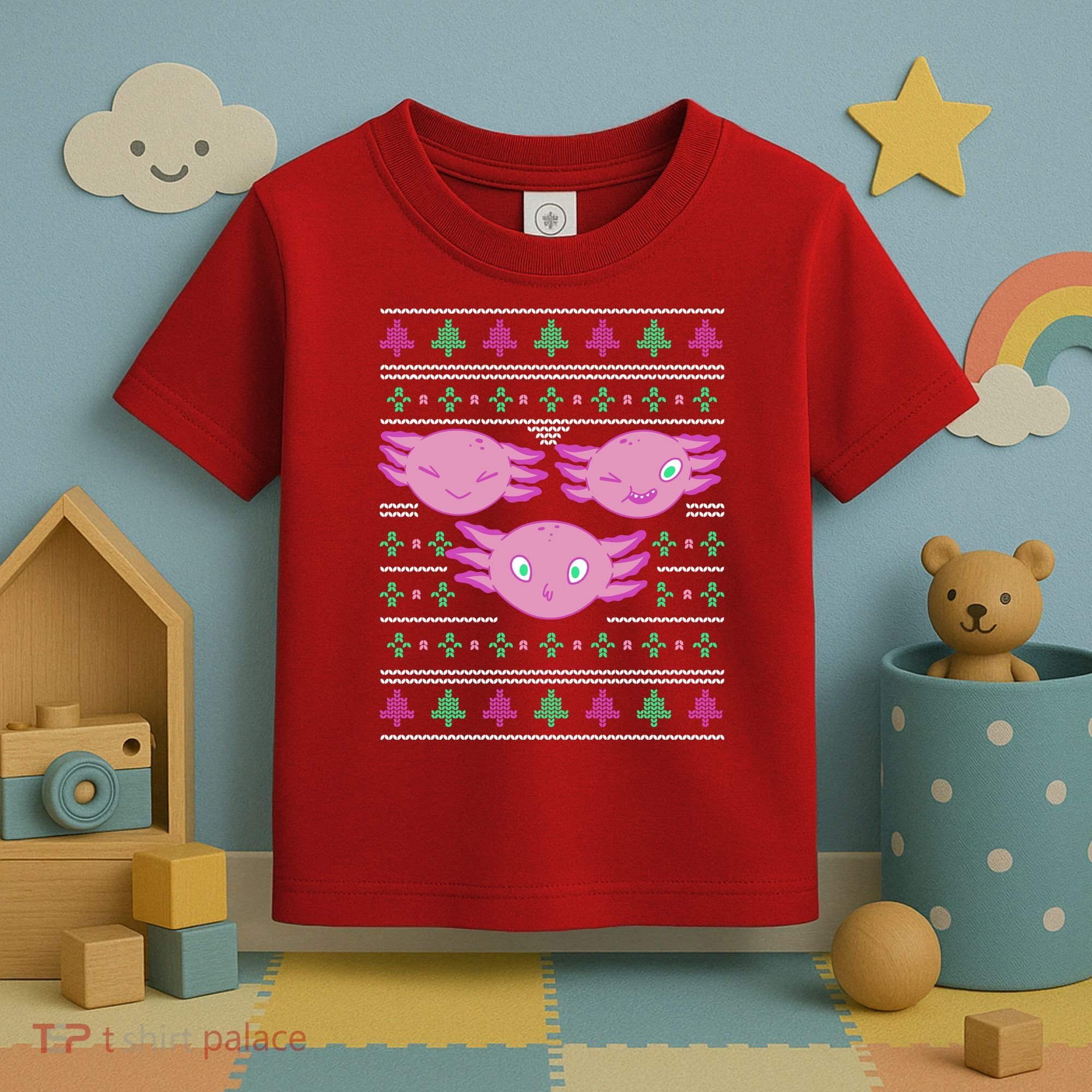 Ultimate Axolotl Ugly Christmas Toddler T-Shirt