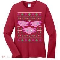 Ultimate Axolotl Ugly Christmas Women's Long Sleeve Shirt thumb 0