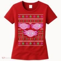 Ultimate Axolotl Ugly Christmas Women's T-Shirt thumb 0
