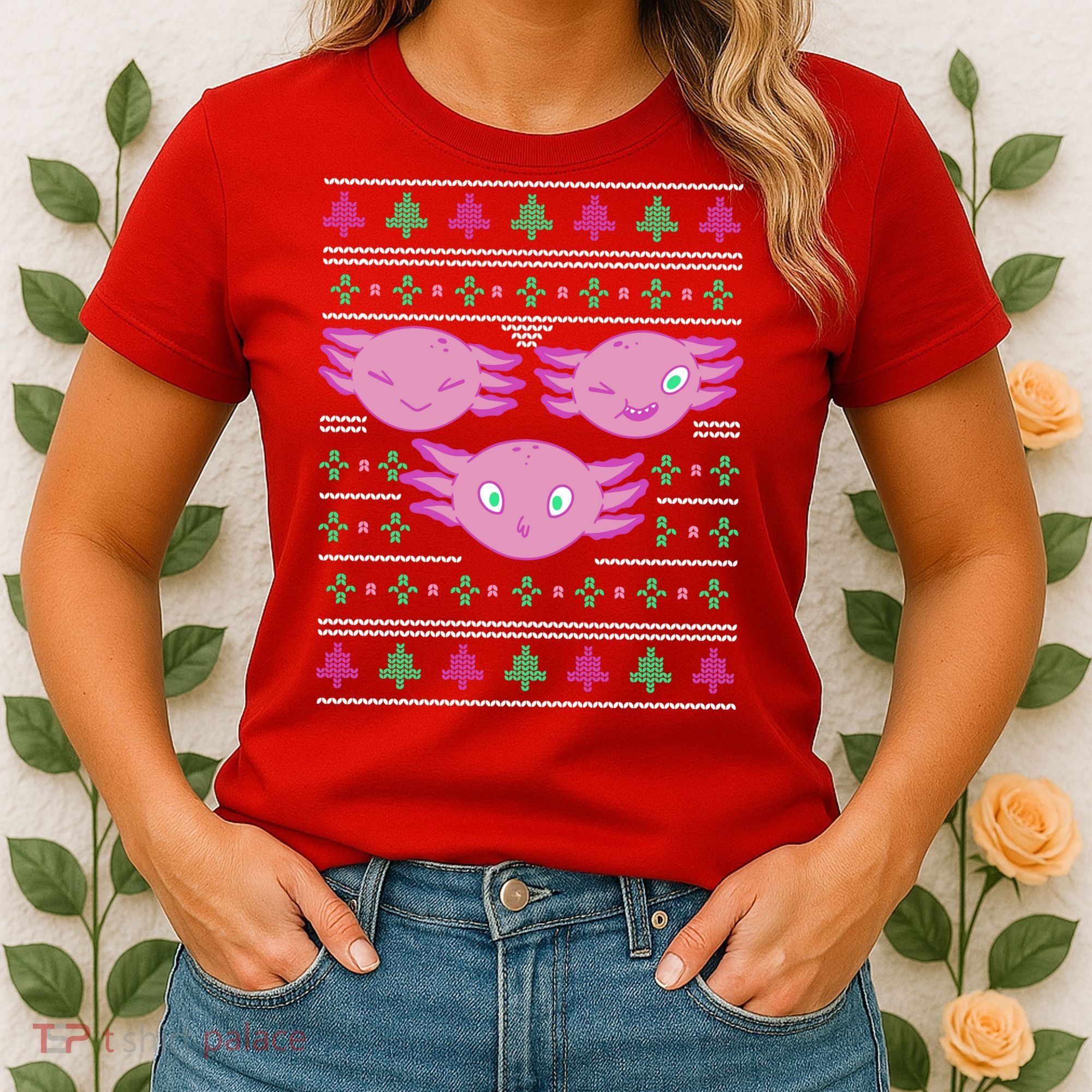 Ultimate Axolotl Ugly Christmas Women's T-Shirt