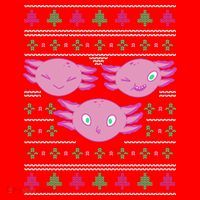 Ultimate Axolotl Ugly Christmas Kids Sweatshirt thumb 2