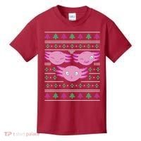 Ultimate Axolotl Ugly Christmas Kids T-Shirt thumb 0