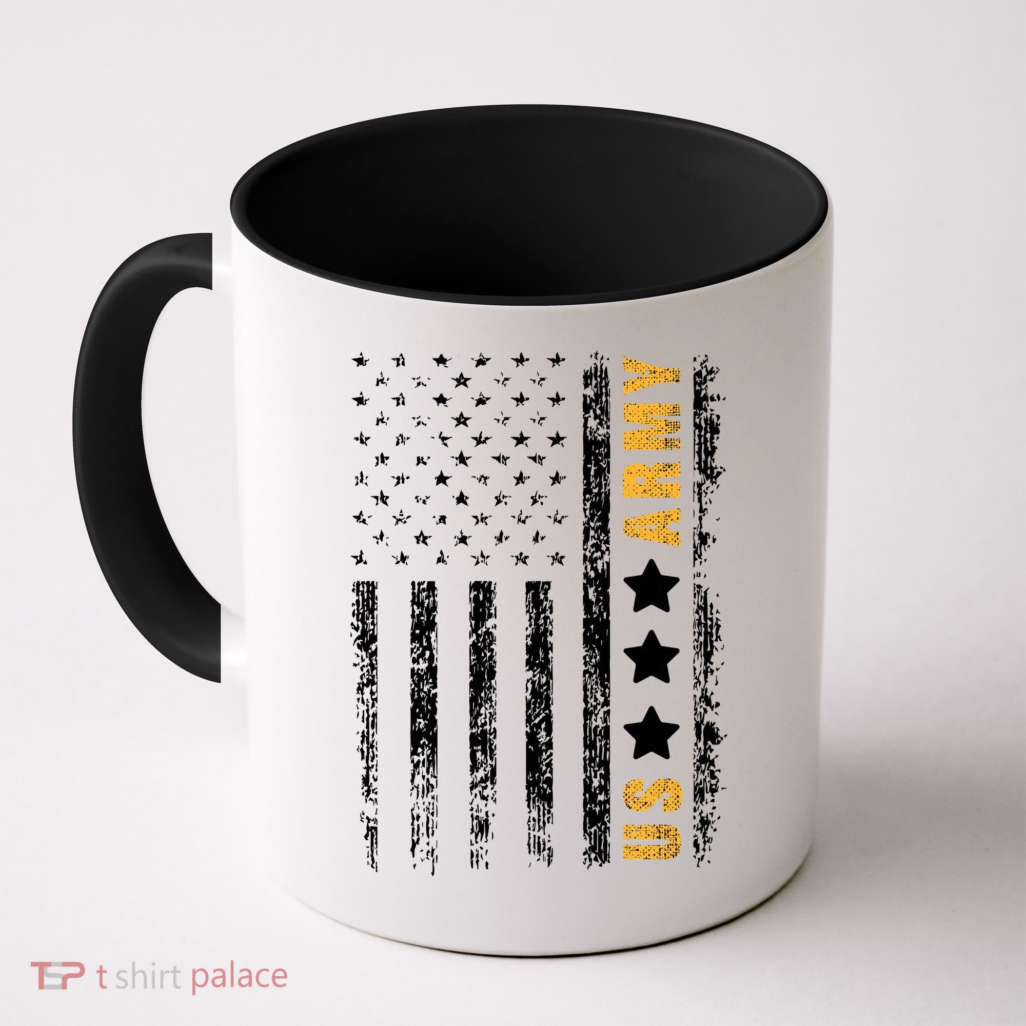 US Army Usa Grunge Flag Army Coffee Mug