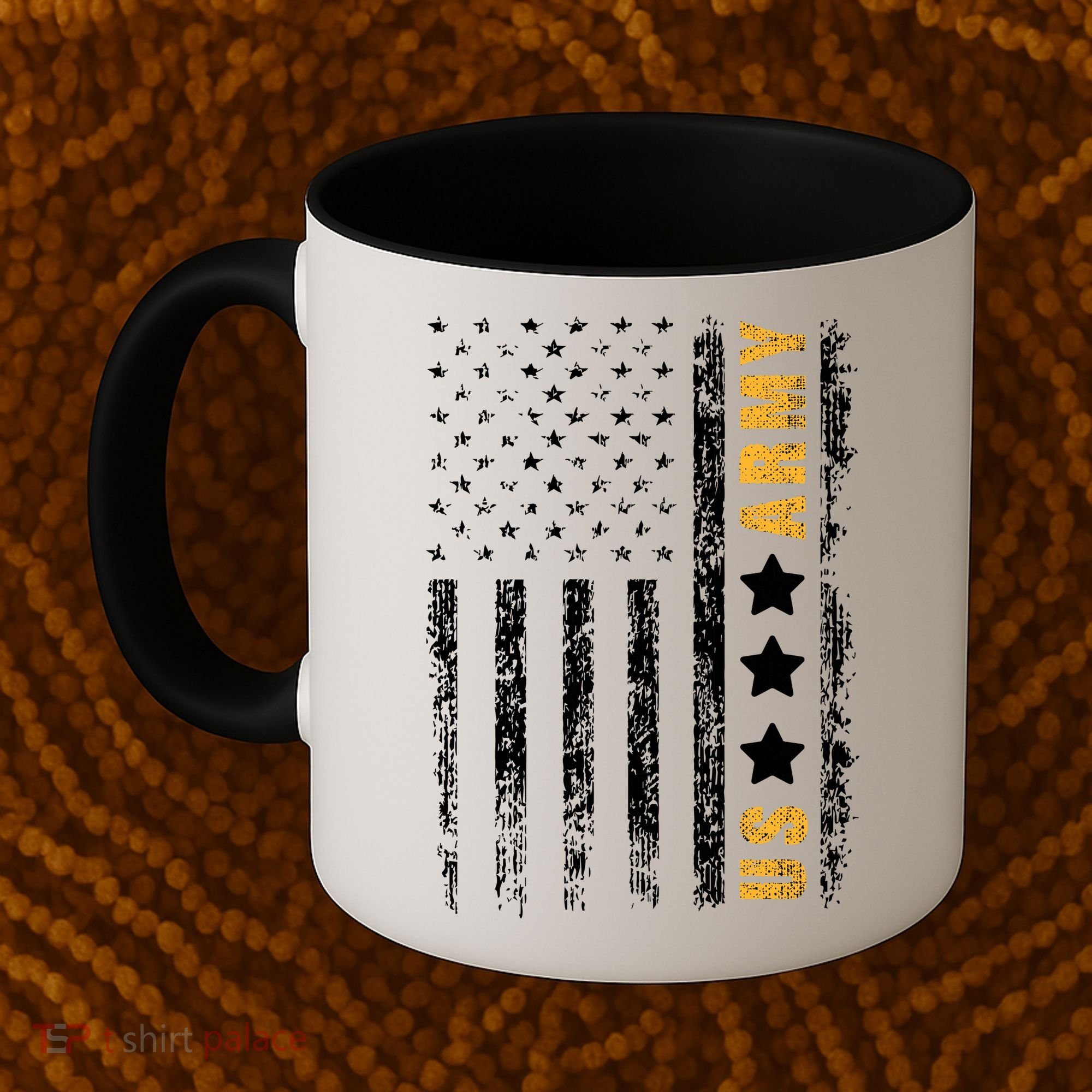 US Army Usa Grunge Flag Army Coffee Mug