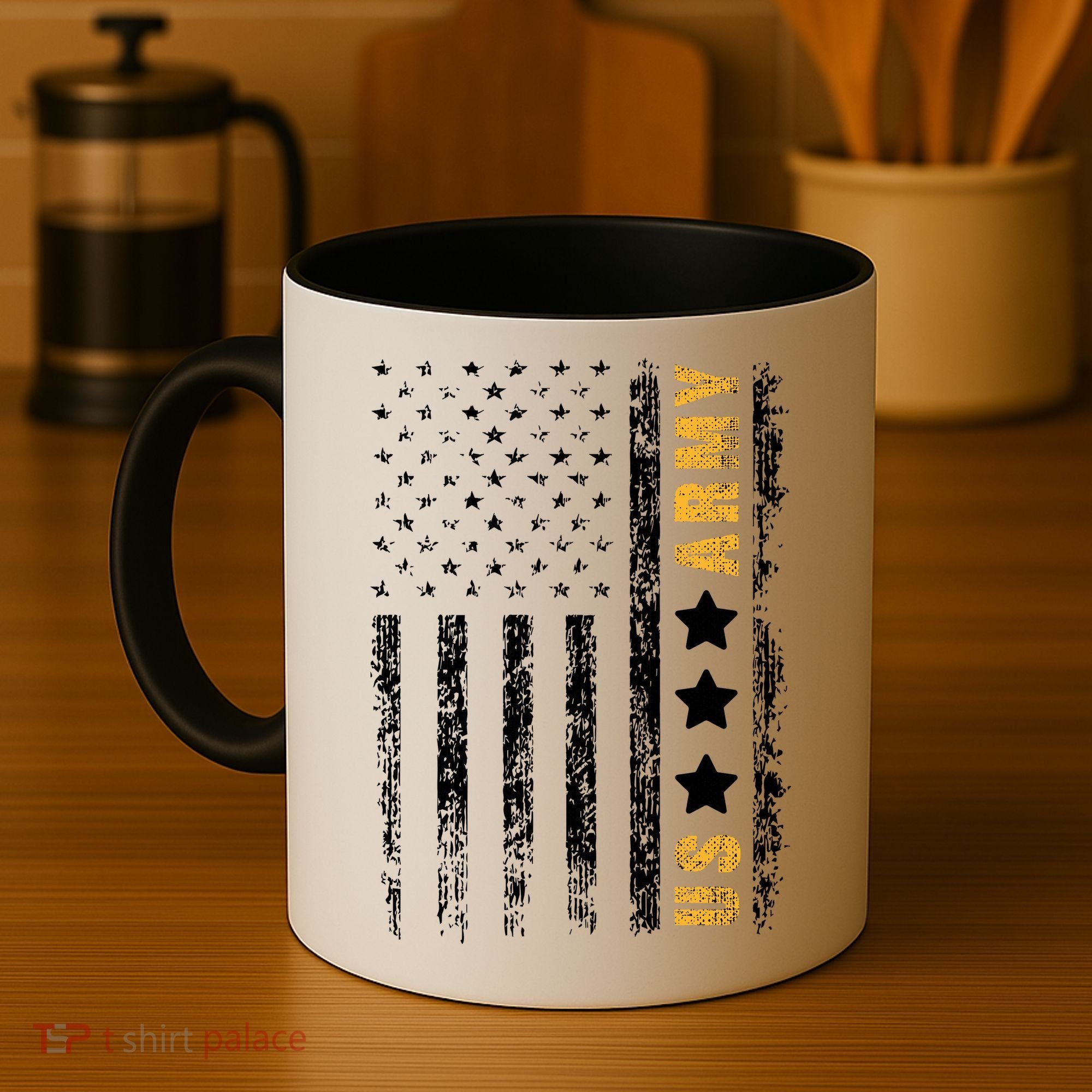 US Army Usa Grunge Flag Army Coffee Mug