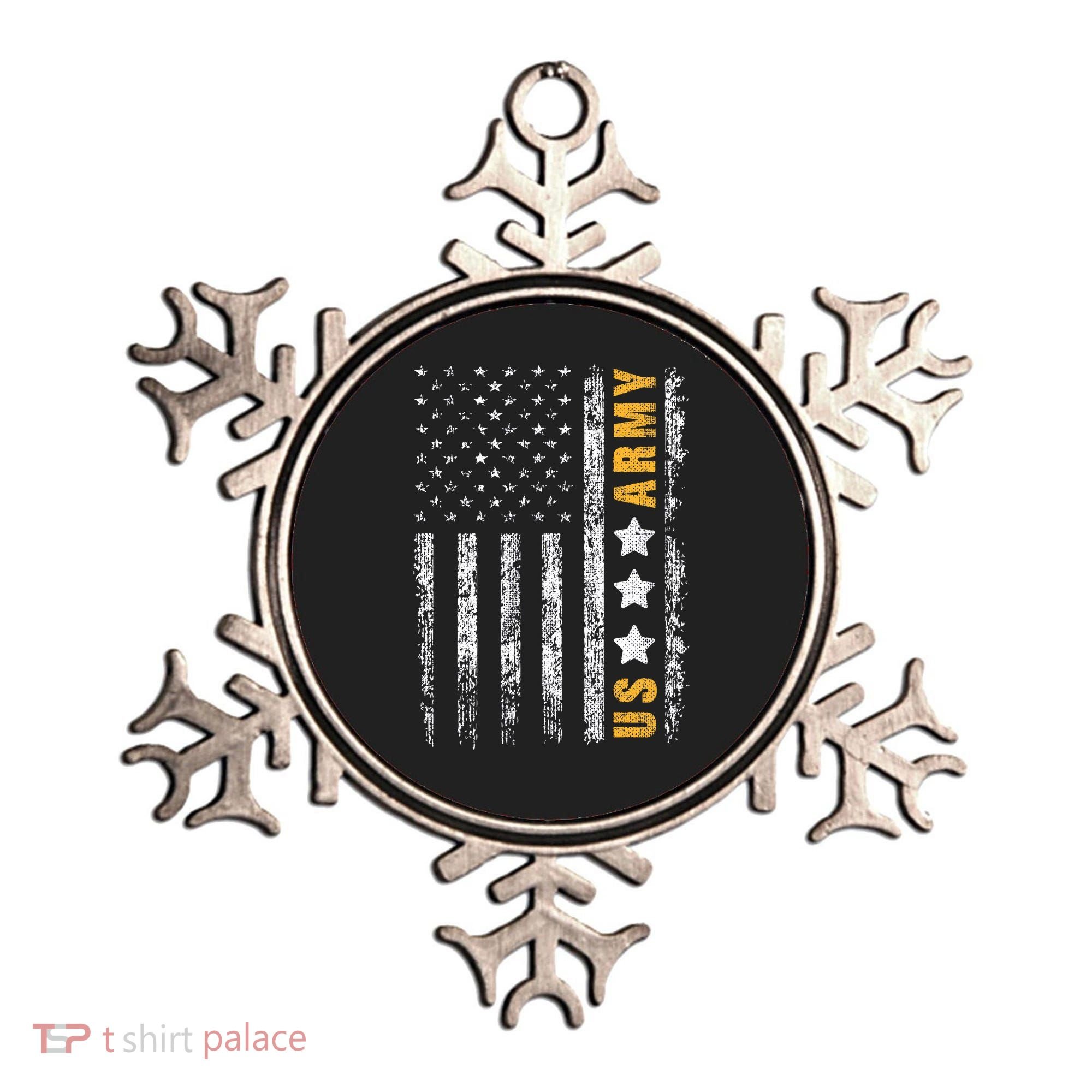 US Army Usa Grunge Flag Army Ornament