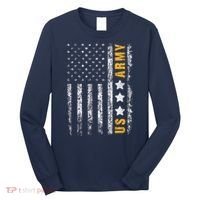 US Army Usa Grunge Flag Army Long Sleeve Shirt thumb 0