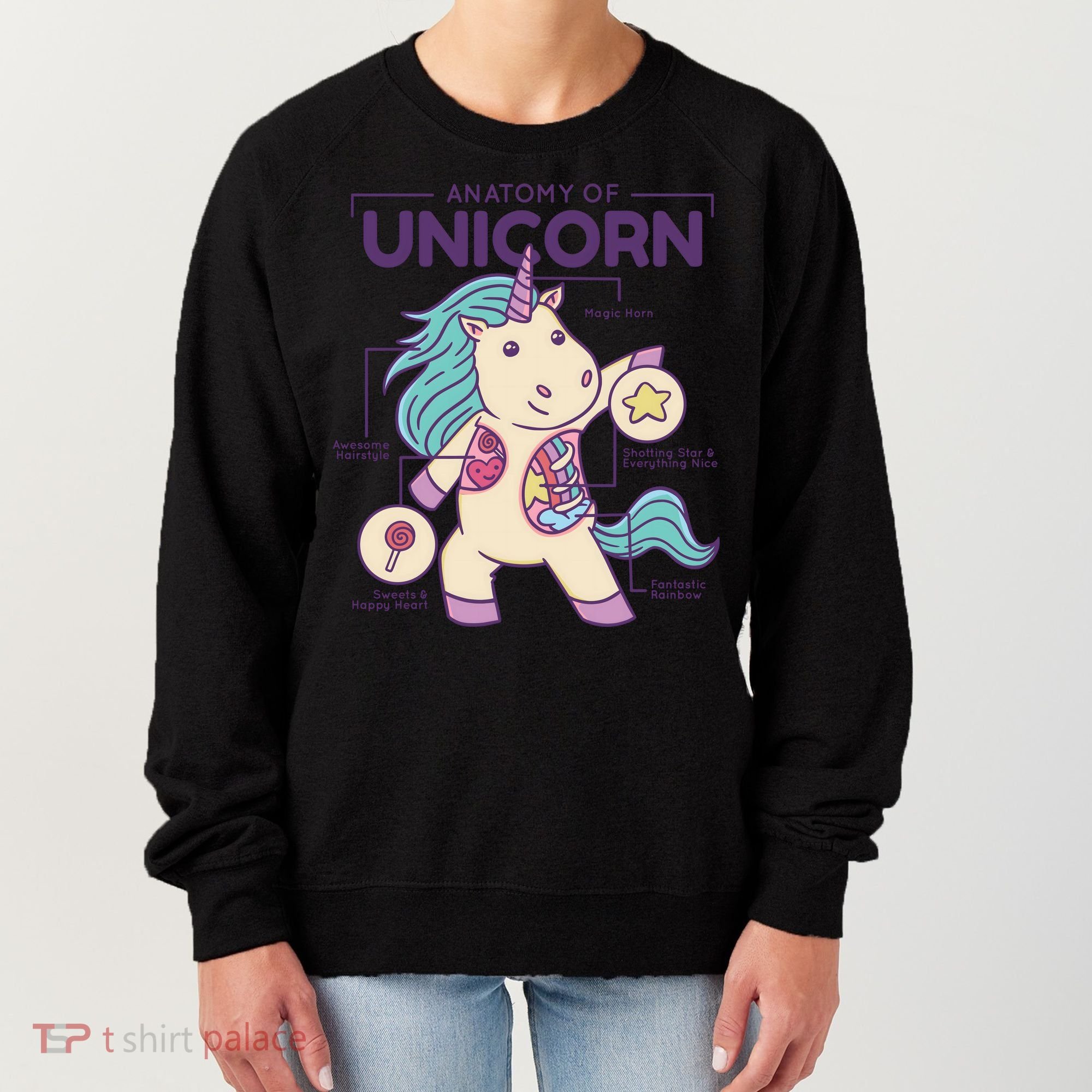 Unicorn Anatomy Women's Sweatshirt
