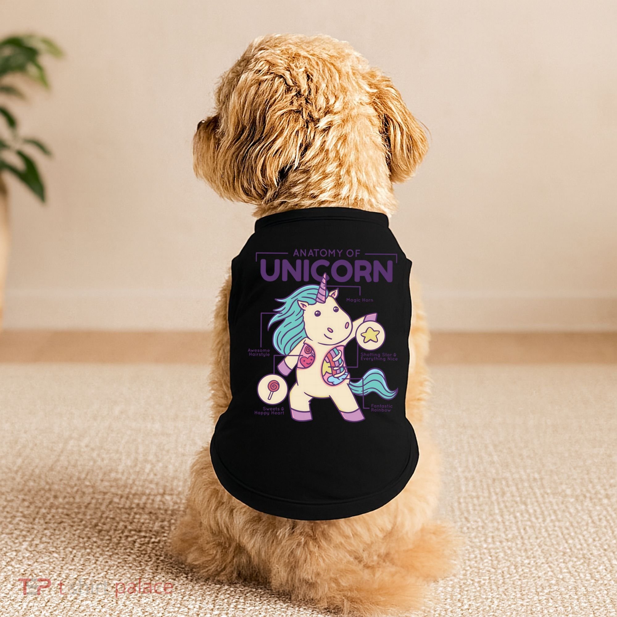 Unicorn Anatomy Doggie Tank