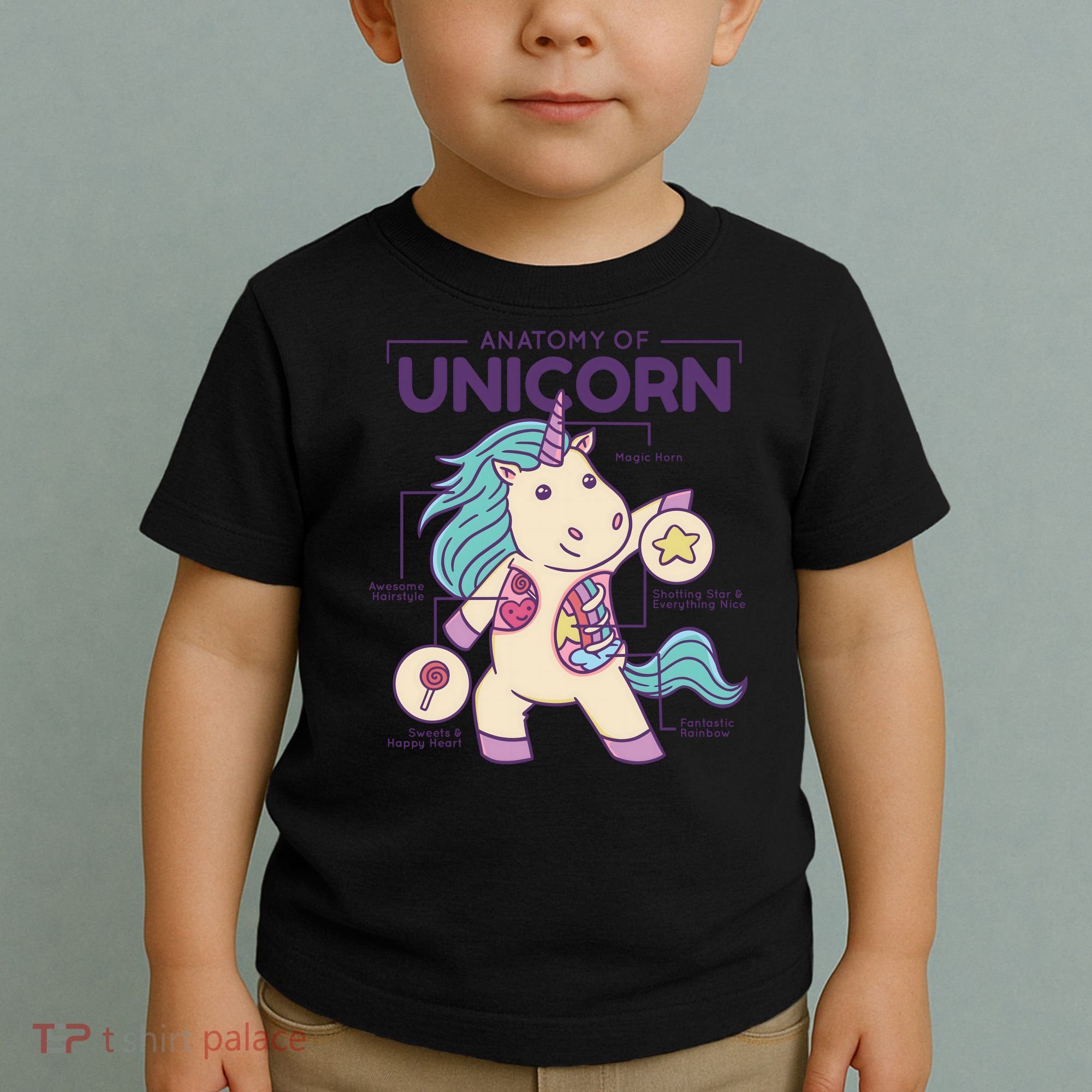Unicorn Anatomy Toddler T-Shirt